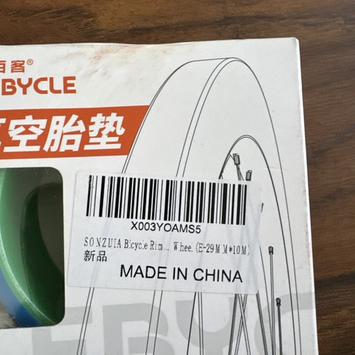Sonzuia tubeless bike - tubeless, tape